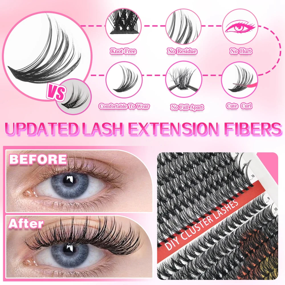 DIY Lash Extension Cluster Kit